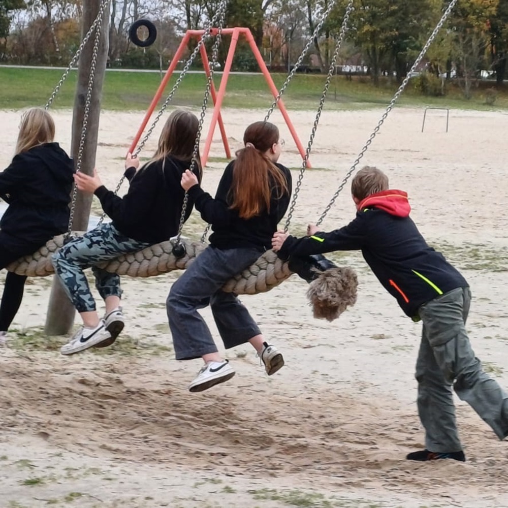 Ausflug der Moormerland Kids ans Timmler Meer. 